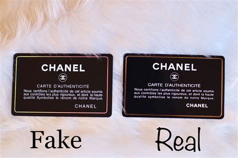 pics of fake chanel bags|authenticity card chanel.